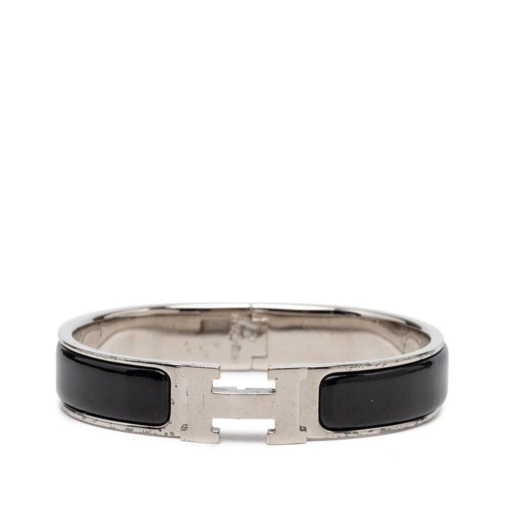 Hermes Click H PM Metal Enamel Bracelet